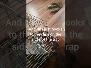 ZENSTYLE Spring Loaded Animal Traps - 32"x12.5"x12" Catch Release Humane Rodent Cage