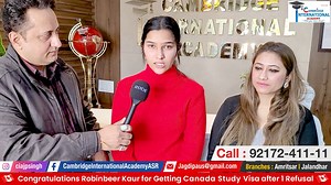 Cambridge international academy ਦੀ ਮਦੱਦ ਦੇ ਨਾਲ Robinbeer Kaur ਨੇ ਇੱਕ...