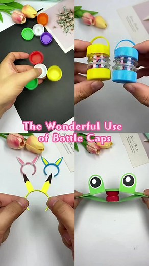 Creative Bottle Cap Crafts for Kids and Beginners