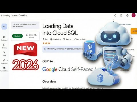 Loading Data into Cloud SQL | GSP196 | #googlecloudskillsboost #arcade2026 Arcade 2026