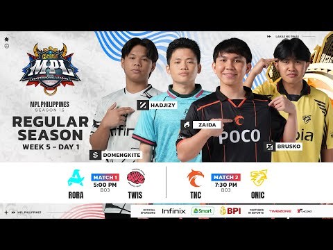 🔴 LIVE | MPL PH S15 | ENGLISH - Week 5 Day 1