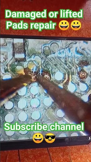 Damaged or lifted pads repair