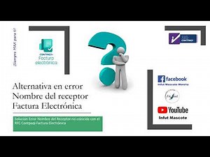 Alternative in error Recipient name Contpaqi Electronic Invoice