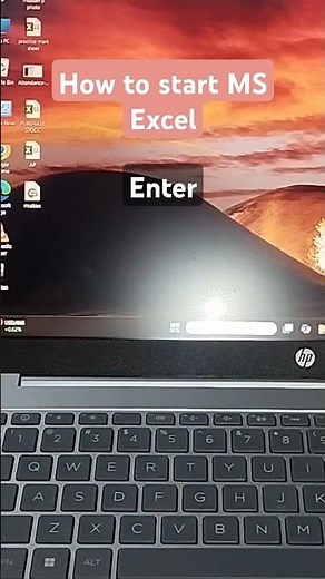 how to open ms excel in shortcut way