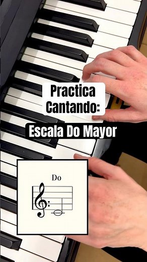 Do Re Mi Fa Sol La Si Do🎵 Escala Do Mayor para practicar cantando 🗣️#escalamusical #musiclessons