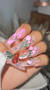 Cute flower 🌼 🌸 nails 5D nail art | Marisol Beauty Tutorials