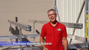 FLOE PONTOON BUNK/GUIDE-IN SYSTEM Ideal for water depths of three...