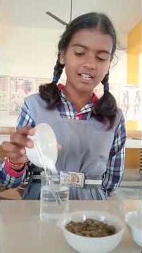 Class 6 Science Experiment | Soluble & Insoluble Substances Activity 🧪 #shortsfeed #shorts