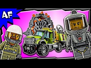 Lego City VOLCANO EXPLORATION BASE 60124 Stop Motion Build Review