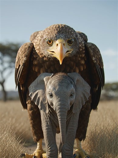 Elephant vs. Eagle: The Real King of Africa