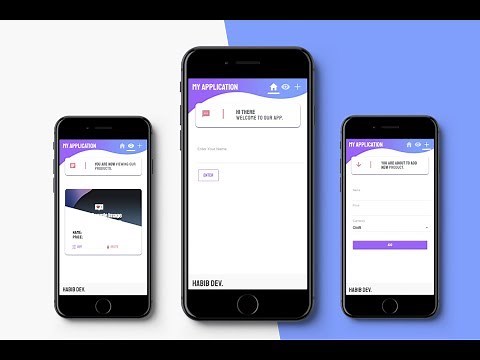 ionic 3 Free Modern UI UX Design Project