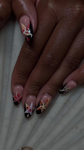 These birthday nails are EVERYTHINGGGG 💖🌸 | Inspo: traciethetech on IG 🎀 #gelxinspo #floralnails #nailtutorial #watchmeworknails #birthdaynails