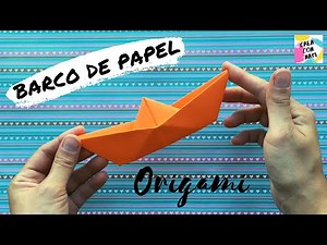 👉🏼 Cómo hacer un BARCO de PAPEL - FÁCIL y RÁPIDO - ORIGAMI para niños y niñas (Paso a paso)