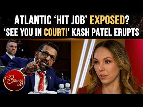 Kash Patel EXPLODES; FBI Chief Threatens Lawsuit Over ‘Drinking’ Claims As Atlantic Digs In | WATCH