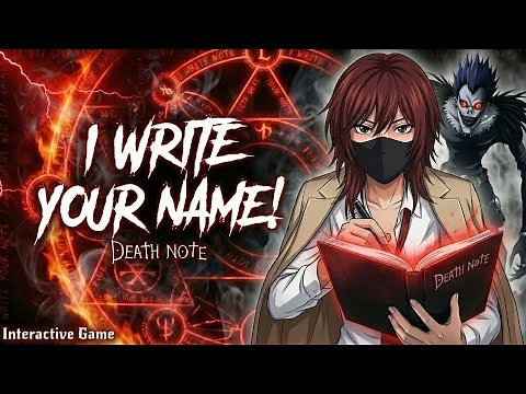 Death Note LIVE Game ✍️ - Type Your Name | Viewer Interactive Stream