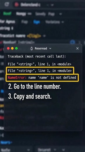 How Real Developers Read Error Messages