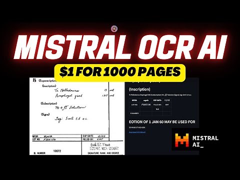 Mistral OCR Can Read Any PDF or Image! (Mind-Blowing AI App) 🤯