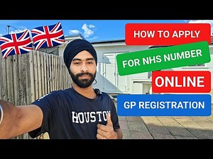 How To Register For NHS Number In The UK Online |How to Register GP In the UK | Inder Gill UK 🇬🇧