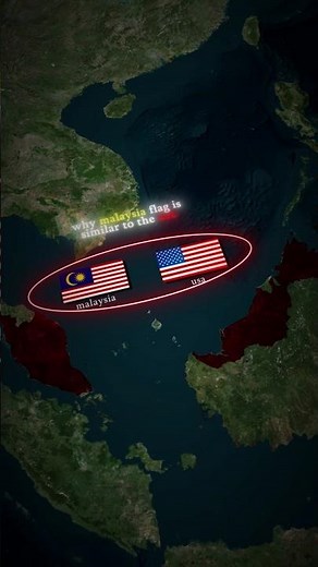 Why Malaysia’s Flag Looks Like America’s 🇲🇾🇺🇸(தமிழ்)#shorts