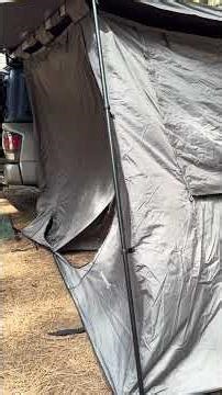 Iron man 4x4 tent room on OVS 180 awning. 21 Tacoma Super Pacific X1