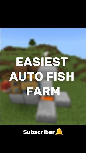 This AFK Fish Farm Works on EVERYTHING 🐟 #minecraft #survival #tutorial