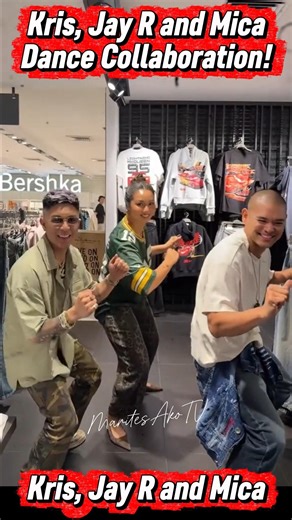 OMG! KRIS LAWRENCE, JAY R AND MICA JAVIER DANCE COLLABORATION!❤️ #shorts