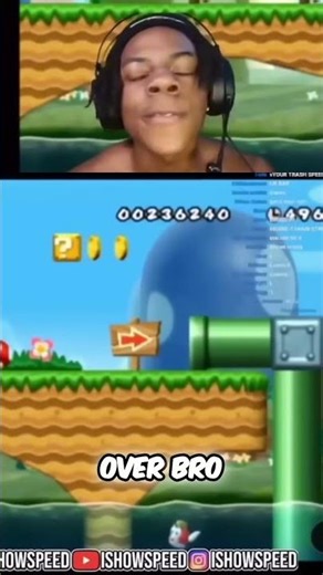 Mario Game Over Rage: Streamer's Epic Meltdown! #shorts