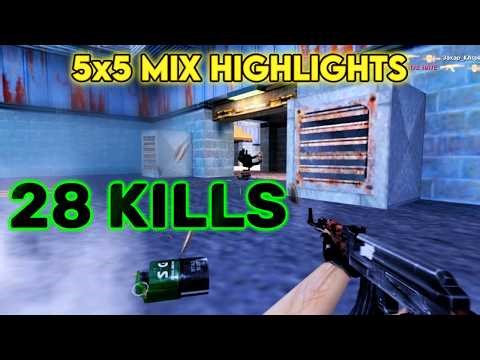 CS 1.6 5v5 Mix Highlights 🔥 De_Nuke 28 Kills | V3CLTX POV #19 (Insane Clutches & Headshots)