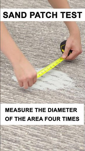 What is the Sand Patch Test? #shorts