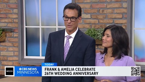 Amelia and Frank celebrate 26 years of marriage