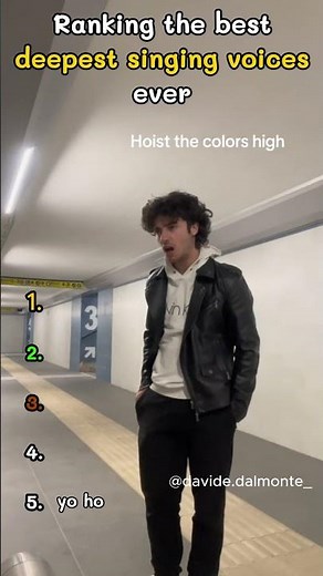 Ranking the best Unbelievably Deep Voice Singing Moments part-2