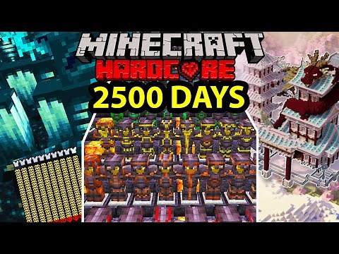 I Survived 2500 Days in Hardcore Minecraft [FULL MOVIE]