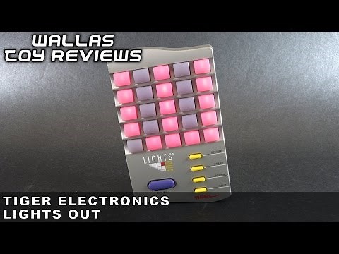 Tiger LIGHTS OUT electronic game | Wallas Toy Reviews