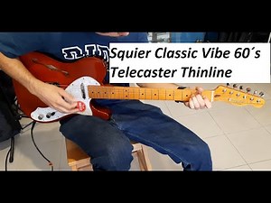 Squier Classic Vibe 60´s Telecaster Thinline