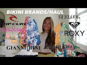 My favorite bikini brands/haul!