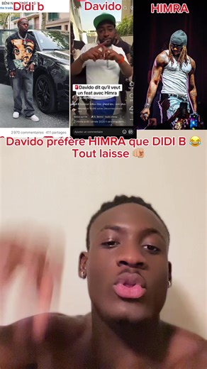 Davido regrette son feat avec Didi b il préfère HIMRA #pourtoiii @Himra @Infos& rap ivoire 🇨🇮🇨🇮 @Best Flow Ivoire Officiel @Didi B #cotedivoire🇨🇮 #abidjan #rapivoire #france🇫🇷 @davido