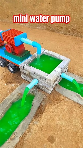 Mini Water Tank + Transformer Motor Water Pump 😱 | DIY Science Project | #Shorts #scienceproject