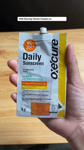 Replying to @saya🌷 Here's a must-try Daily Sunscreen of Oxecure with SPF 50 PA 🥰✨ #dailysunscreen #oxecureph #sunscreenwithspf50 #skincare #tiktokfinds #tiktokfindsph #tiktokreco #Lebs
