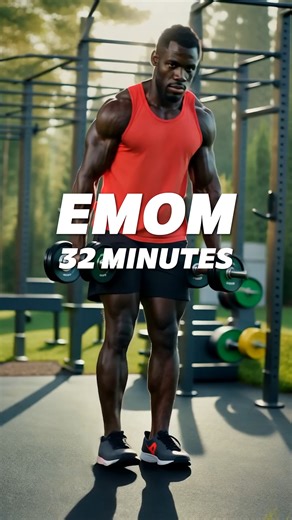 EMOM 32 Minutes 👇 The dumbbell grew teeth. You still have to do the workout 1: 12 Reverse Lunges (6/6) 2: 12 Push-Ups 3: 12 Front Squats 4: 12 Burpees FREE 4-Week Bodyweight Training Plan inside TimerWOD. Available for a limited time. Tap the bell icon in the app to get it. 📱 Download now for iOS and Android ➡️ Link in bio. #dumbbellwod #dumbellworkout #dumbbell #metcon | TimerWOD