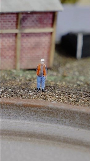 Figurine ouvrier HO L’entrepôt du train #modelismeferroviaire