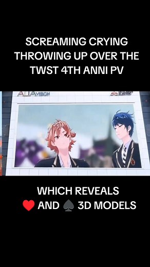 Twisted Wonderland 4th Anniversary PV Revealing 3D Models