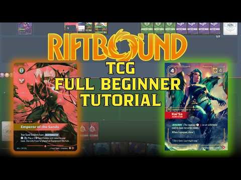 How to Play Riftbound TCG | Tutorial For Beginners 2026