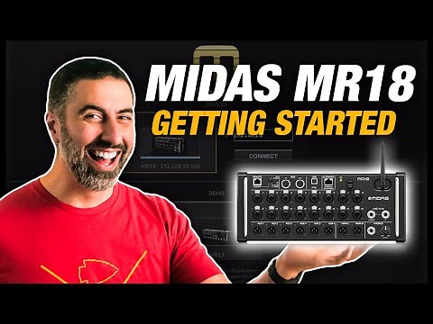 Setting Up The Midas MR18 Digital Mixer