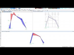 CSI SAP2000 v20 Tutorial | Analysis a frame with point load, UDL, and UVL in CSI SAP 2000 v20 | P-7