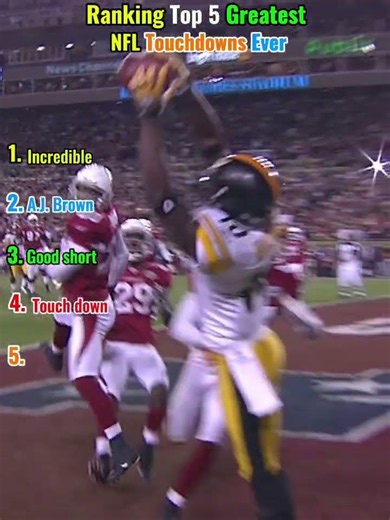 Top 5 Greatest NFL Touchdowns Ever