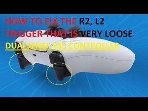 How To Fix R2,L2 - Trigger That's Too Loose, Dualsense PS5 Controller.
