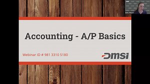 Time for a Good Accounting - AP Basics