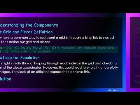 How to Compare and Populate a List of Indices with Piece Elements in Python