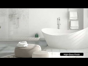 Calacutta Glazed Polished Porcelain Tile 1200 x 2400mm | Italtile