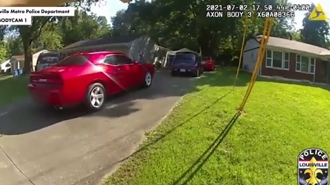 Chilling body cam video captures 6-year-old girl rescued after kidnapping.